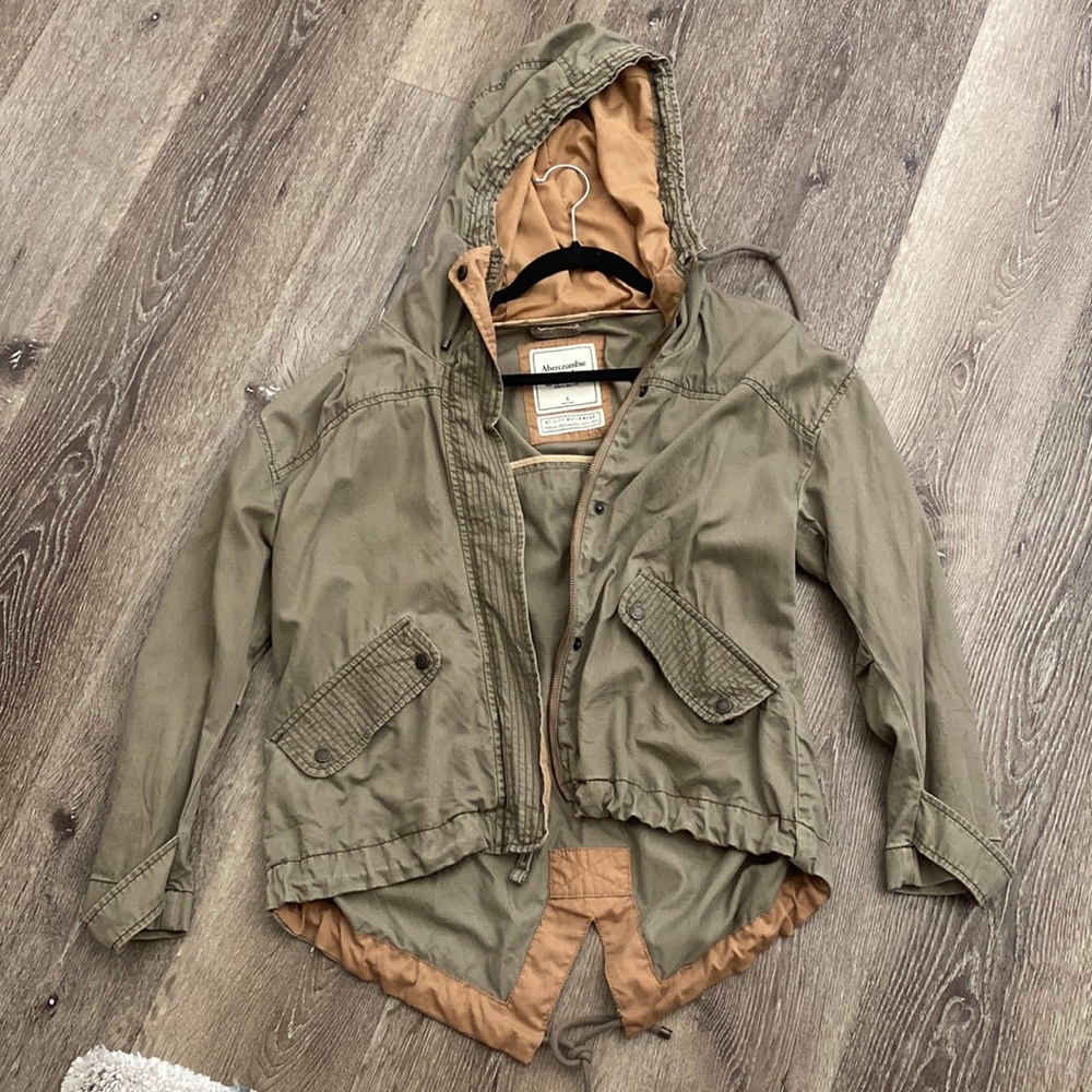 Abercrombie Twill Anorak Jacket